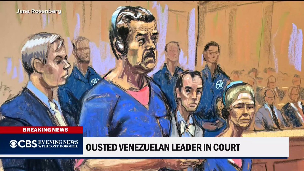 Nicolás Maduro, the deposed Venezuelan leader, and his wife appeared in federal court Thursday in Manhattan nearly three months after American forces invaded his country and brought him to the U.S. to face narco-terrorism and drug trafficking charges.