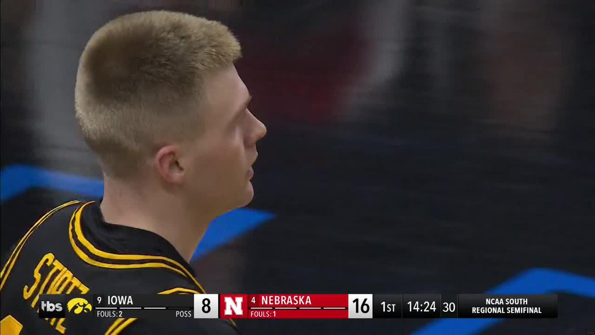 This shot by Bennett Stirtz ๐คฏ Watch March Madness on TNT Sports