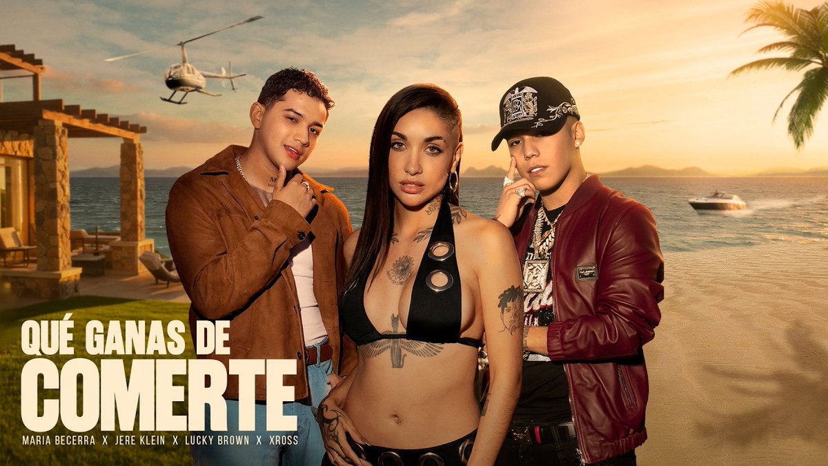 "QUE GANAS DE COMERTE": Por la nueva canción de Maria Becerra, Jere Klein y Lucky Brown