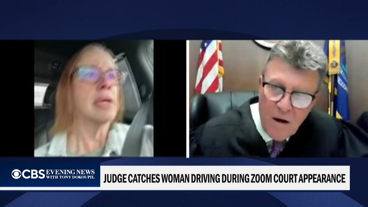 A Michigan judge called out a woman for apparently joining a court Zoom call while driving and then telling the judge she was the passenger in the car.