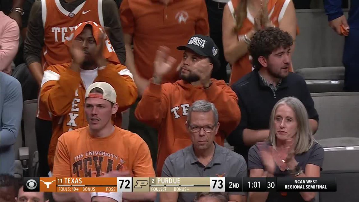 Chendall Weaver CLUTCH tip-in‼️ Texas-Purdue going down to the wire.