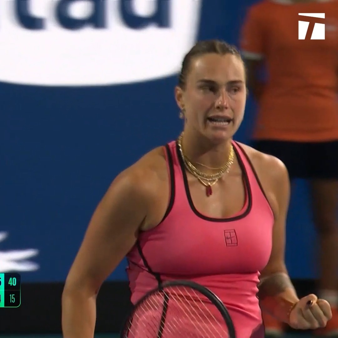 Sabalenka is uncontainable when she plays first-strike tennis at this level