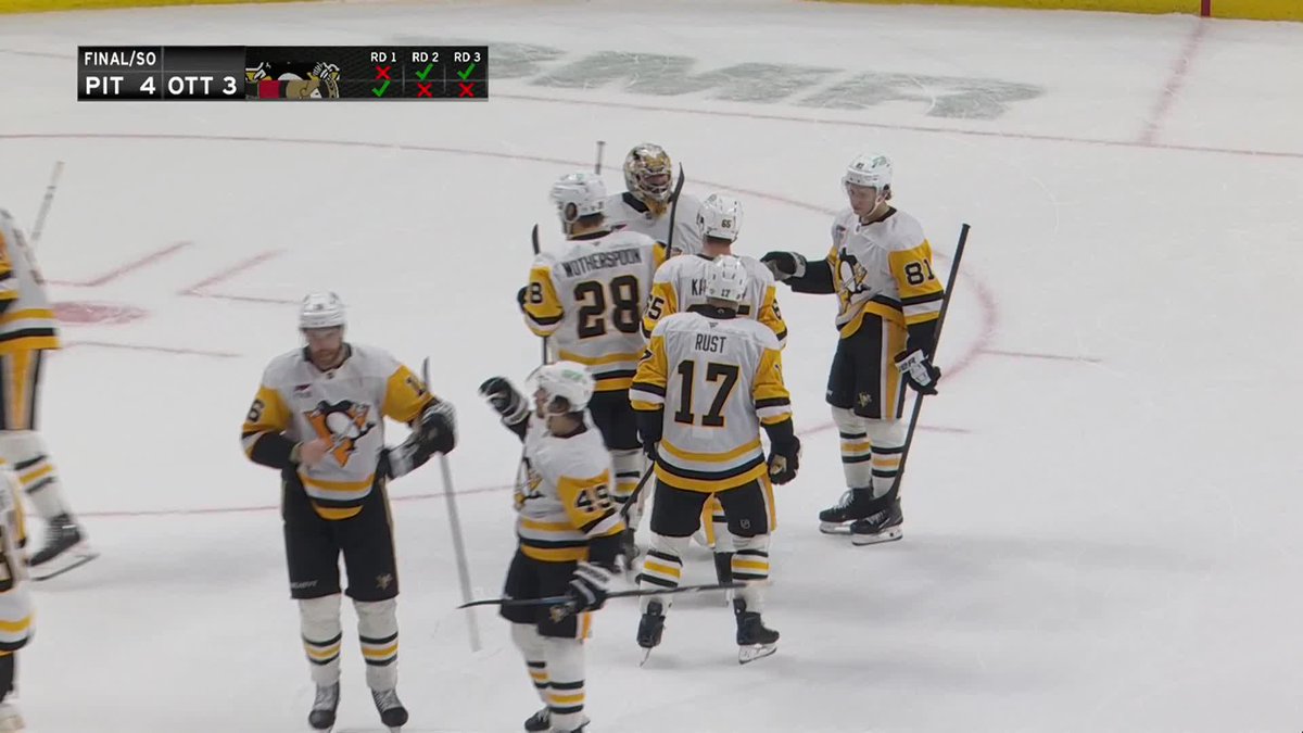The ROOKIE Ben Kindel wins it in the shootout for that OH SO IMPORTANT extra point 🚨🔥