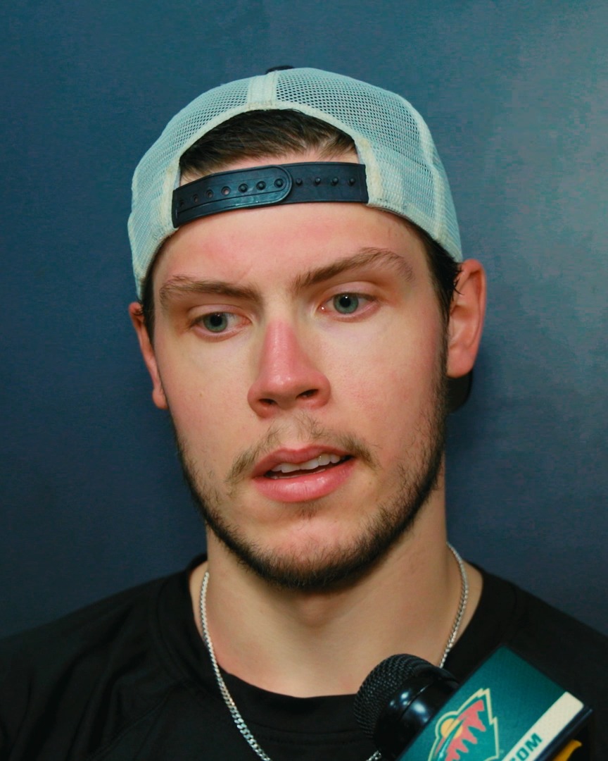 "I feel very confident when I get out there" 🗣️ Jesper Wallstedt on his performance tonight #mnwild