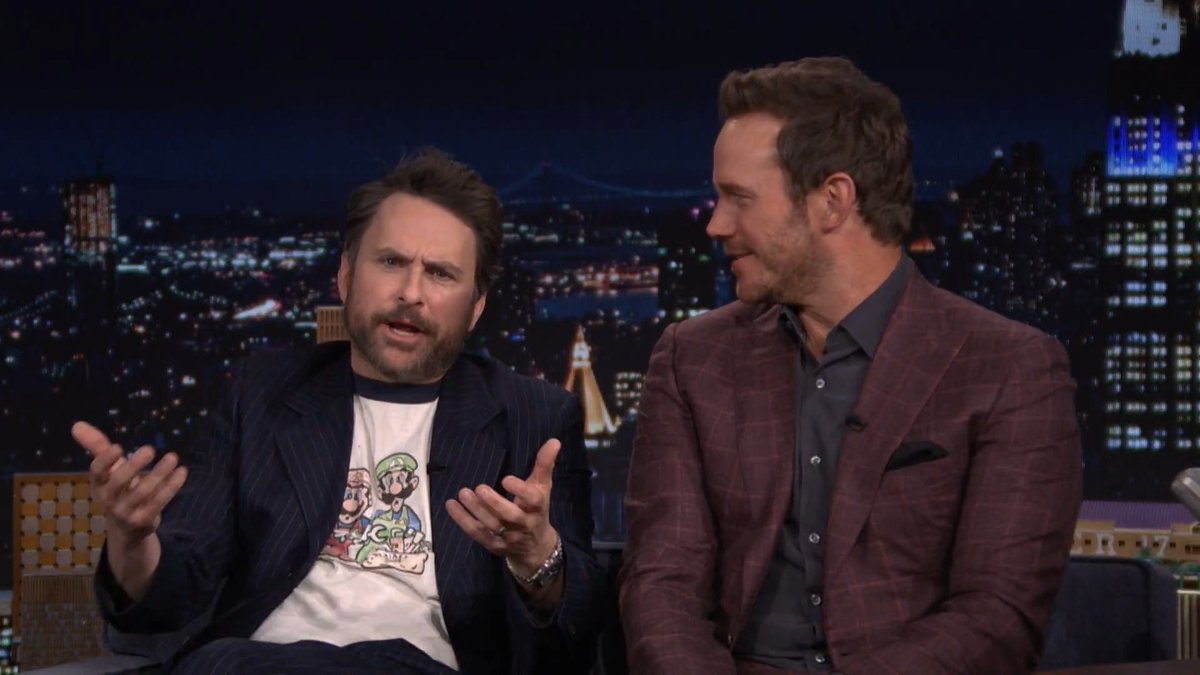 Charlie Day gets into character as Luigi in The Super Mario Galaxy Movie by making himself more and more terrified 😭 #FallonTonight