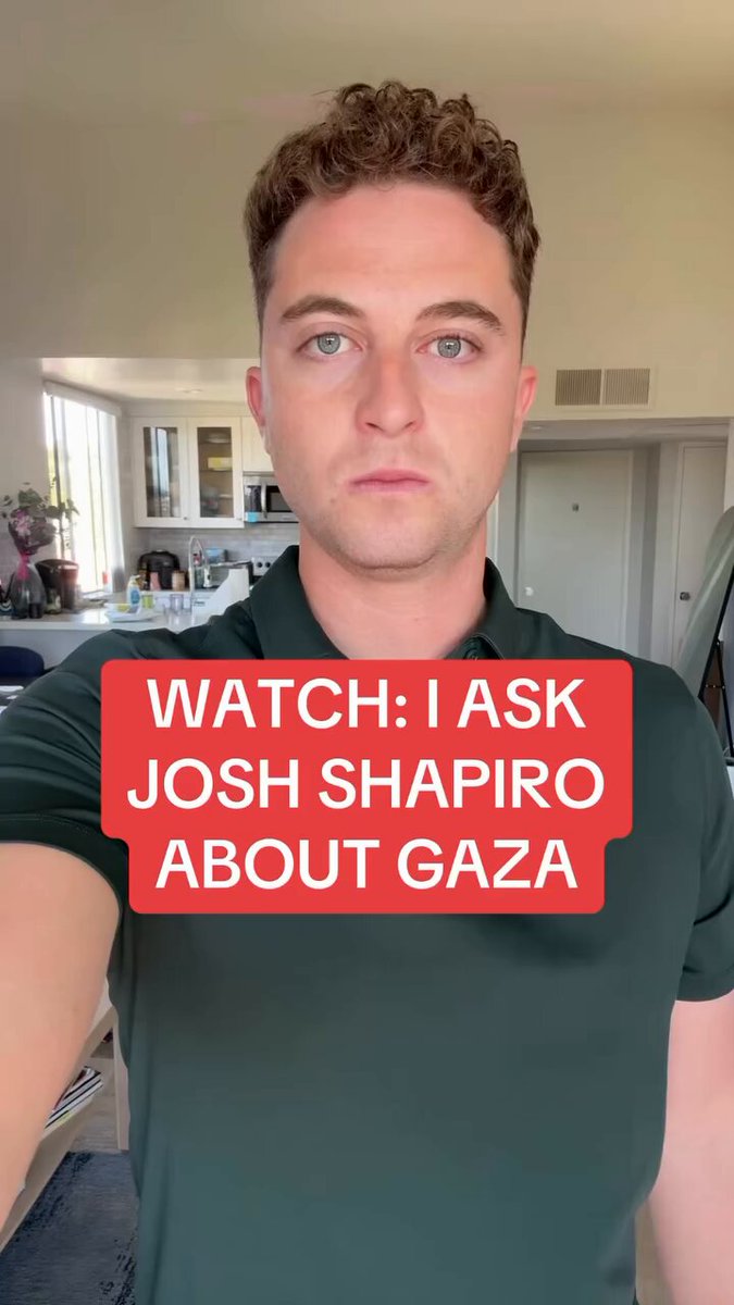 WATCH: JoshTheProgressive asks Josh Shapiro about Gaza