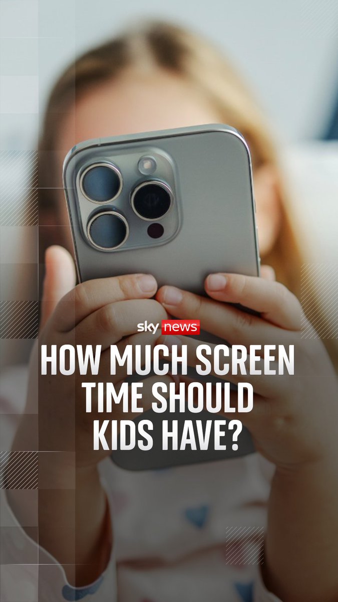 How much screen time should kids have? Sky's education reporter Anjum Peerbacos lays out the new government guidance on kids and screens
