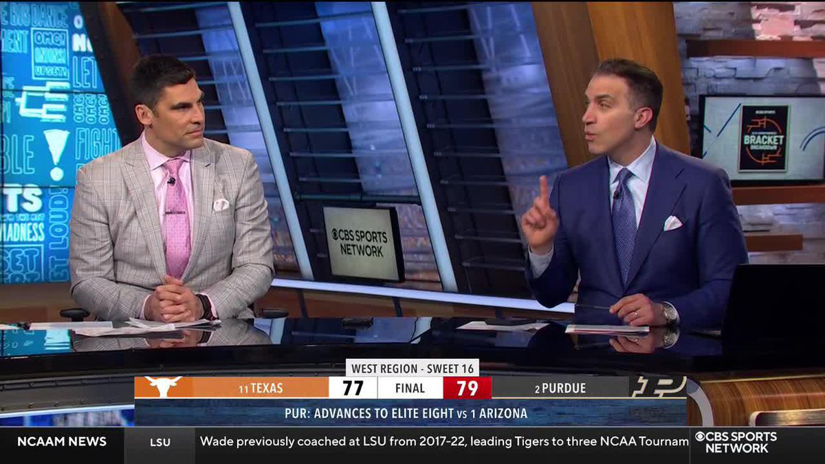 "We talk about geographic advantages... Purdue is 1-win away from going back to Indianapolis." Jon Rothstein says it's going to be difficult, but if Purdue is able to get past Arizona, they might just have a big crowd in Indy 👀