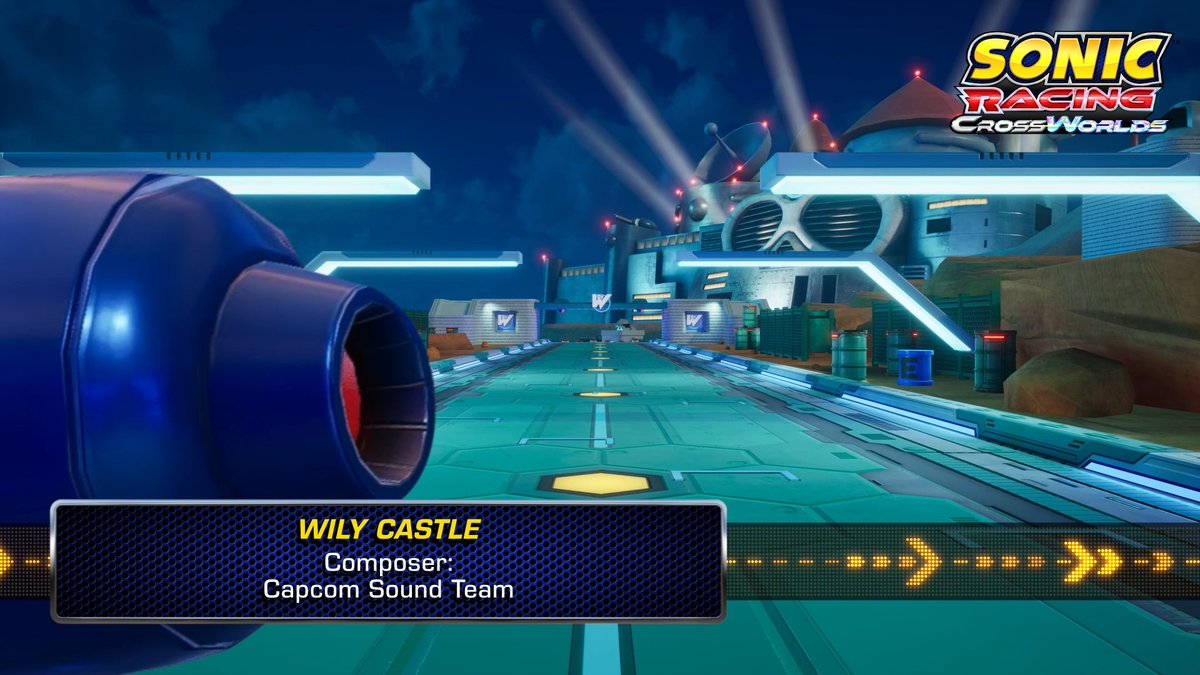 / 『ソニックレーシング クロスワールド』 「ロックマン」コラボコース楽曲公開🎵 \ 「WILY CASTLE」 作曲: Capcom Sound Team 編曲: Takahiro Kai 本作のために新たにアレンジされた名曲をぜひお楽しみください! 後半の「FINAL LAP」版も必聴です✨ #ソニックレーシングCW