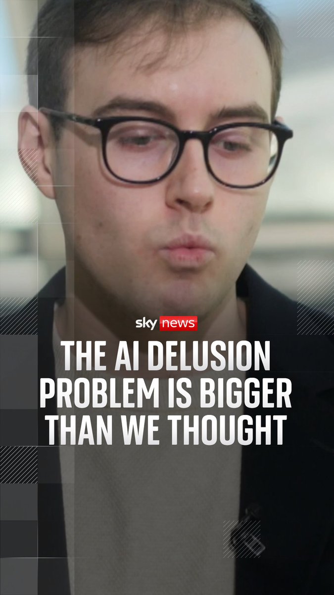 A new study analysed 1.5 million conversations with the AI chatbot Claude, revealing rare but concerning cases of what some are calling "AI psychosis". Sky's Rowland Manthorpe reports