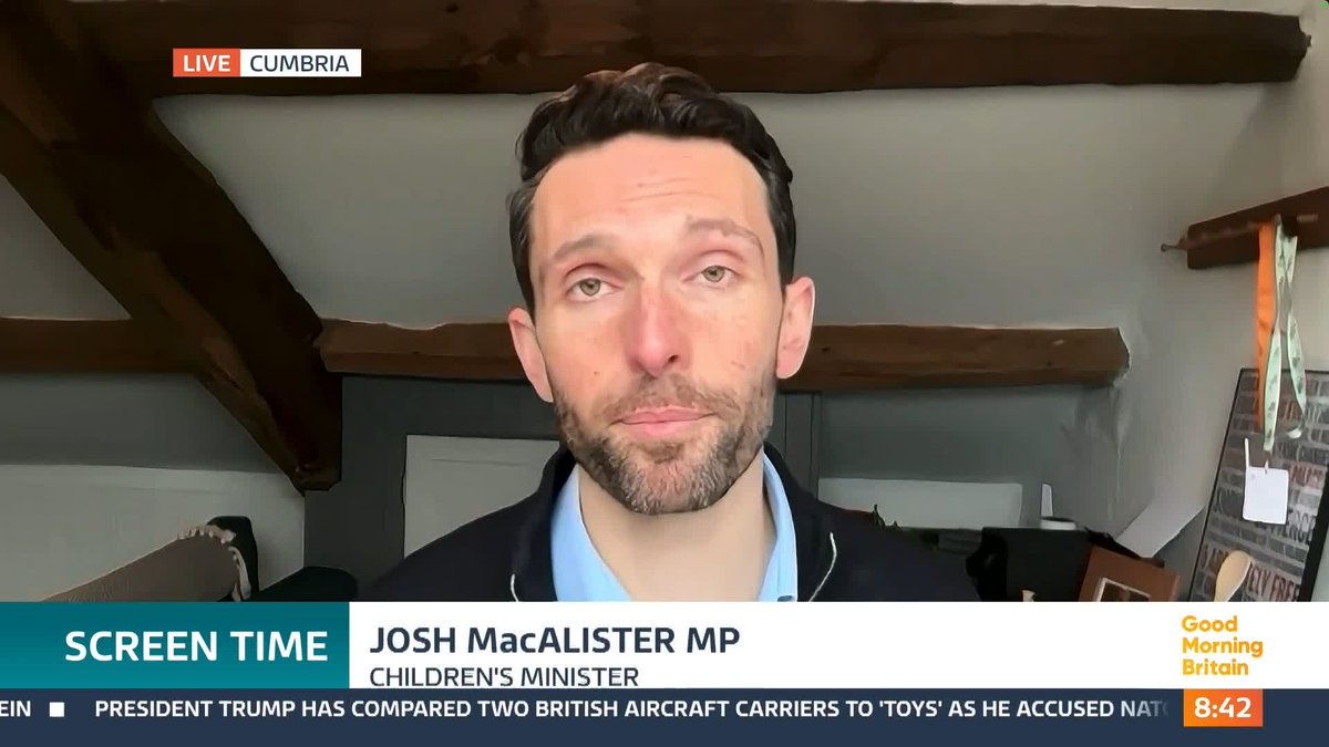 For the first time ever the government has issued guidance to parents saying they should limit screen time for children under five. The Minister for Children and Families, Josh MacAlister is questioned about these guidelines.