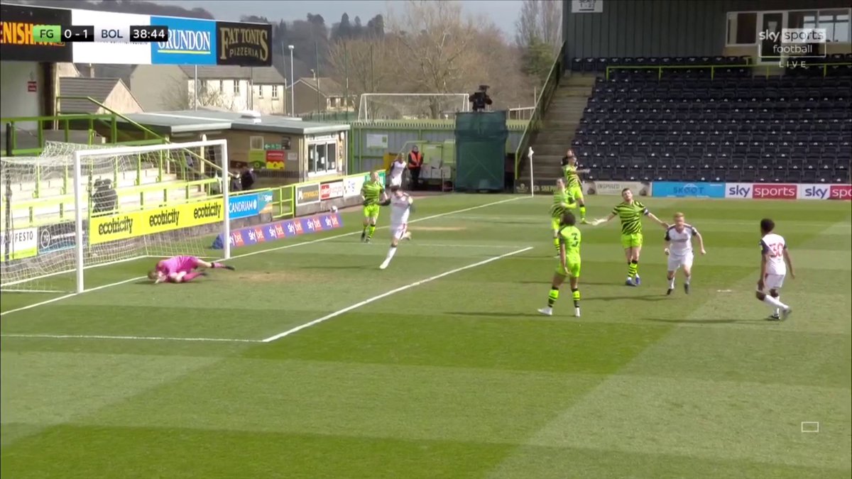On this day, in 2021, Bolton leapfrogged Forest Green Rovers to move into the automatic promotion places in League Two - Eoin Doyle scoring the only goal in victory at the innocent New Lawn. #BWFC #WeAreFGR