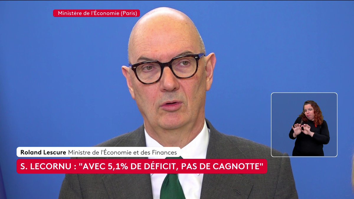 "Les entreprises ont investi, les consommateurs ont commencé à reconsommer, les exportateurs exportent et la stabilité politique a donné de la visibilité aux entreprises", se félicite le ministre de l'Economie Roland Lescure après le recul du déficit à 5,1% du PIB en 2025.