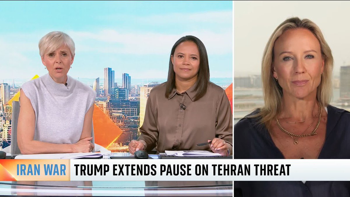 'Donald Trump has said the talks with Iran are going very well, but Iran has said they are not even talking to the U.S. yet.' Sky's SallyLockwood reports live in Dubai, as the U.S. president extends his deadline for Iran to open the Strait of Hormuz