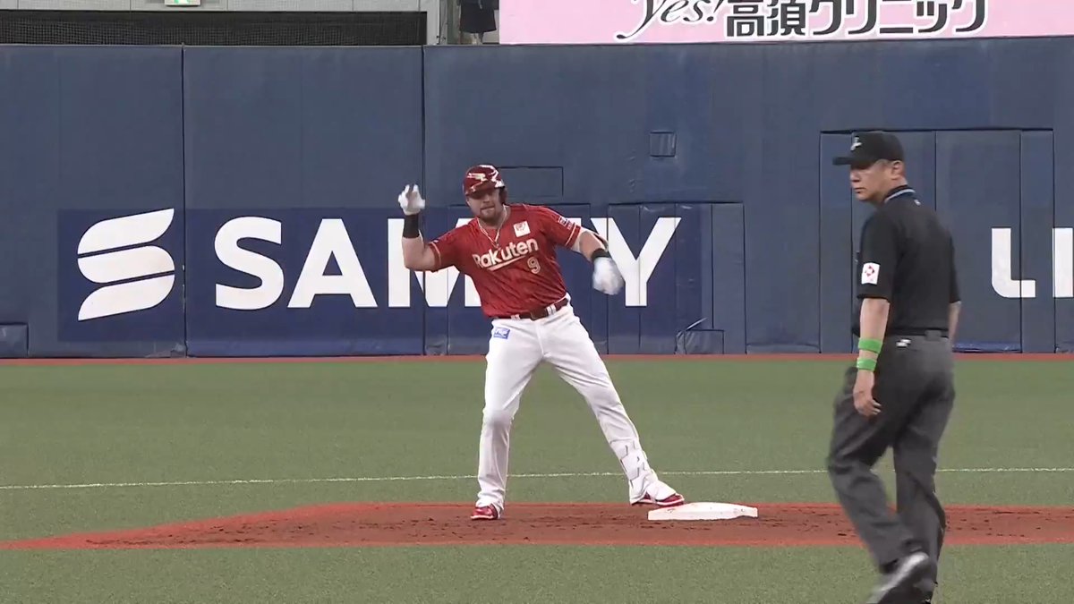 4連打でこの回一挙6得点！💪 東北楽天 ボイト 選手のタイムリー2ベースヒット！🔥 マッカスカー 選手のタイムリー2ベースヒット！🔥 黒川史陽 選手のタイムリーヒット！🔥 浅村栄斗 選手のタイムリーヒット！🔥 👇開幕3連戦 無料ライブ配信
