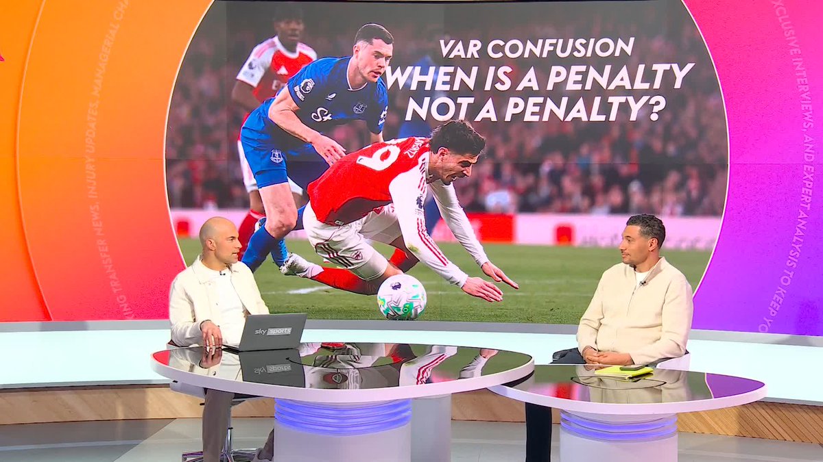 When is a penalty not a penalty? 🤔 The Premier League's key match incident panel voted that Kai Havertz should have been awarded a penalty against Everton - but VAR was right not to intervene as it was not 'clear and obvious'. #SkySportsFC