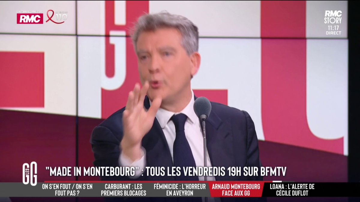 🔴 Le modèle social français est-il dépassé? 🗣️ Le constat d’Arnaud Montebourg: "Ce qui compte, c’est le nombre de personnes au travail. Dans notre pays, il n’y a pas assez de personnes qui travaillent!" #GGRMC
