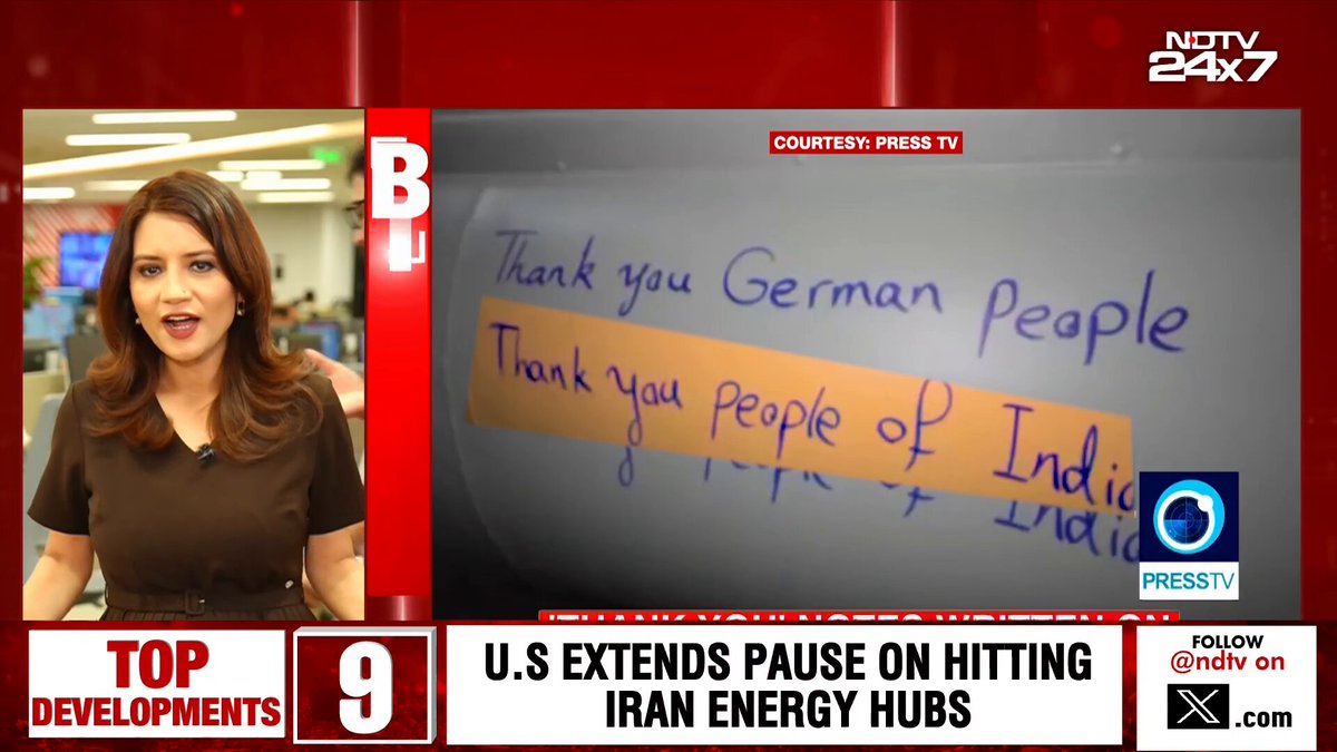 ‘Thank You India’ Written On Iranian Missiles As Tehran Launches Wave Of Strikes On Israel