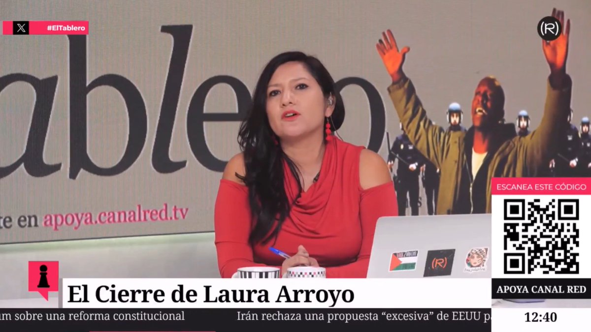 "Fernando Grande-Marlaska no debe estar ni un minuto más a cargo del Ministerio del Interior" El cierre de Laura Arroyo, dedicado hoy a la detención de Serigne Mbaye y el racismo institucional 👇🏽 📺 EL TABLERO |