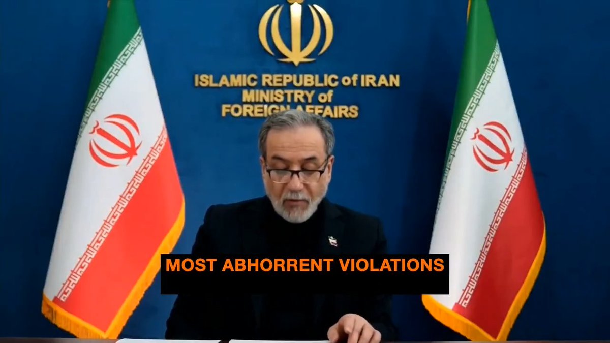 JUST IN 🇮🇷: Iran’s Foreign Minister accuses the U.S. and Israel of “deliberate war crimes” at the UN Dr. Abbas Araghchi cited the school massacres, civilian targeting, and calls for global accountability.