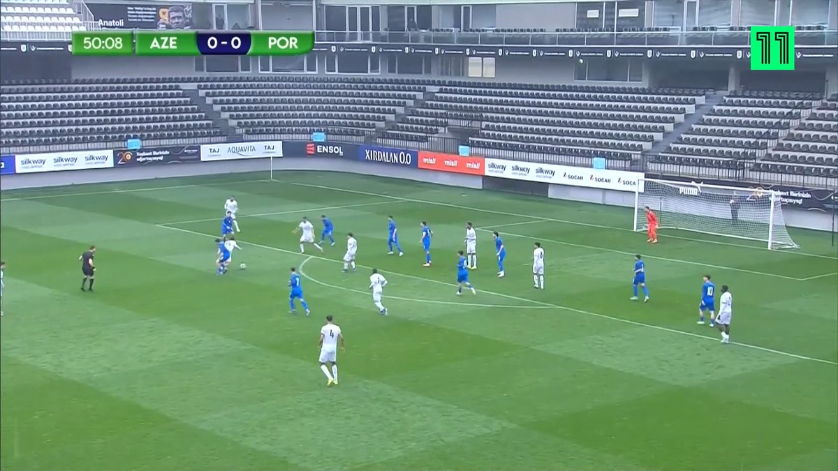 Primeiro jogo nos Sub-21, primeiro golo: 𝙂𝙊𝙉𝘾̧𝘼𝙇𝙊 𝙈𝙊𝙍𝙀𝙄𝙍𝘼 ❤️‍🔥 #FutebolEmPortuguês #Canal11