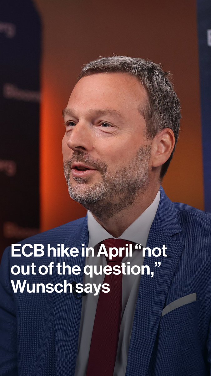 The European Central Bank will probably have to act if the Iran war isn’t concluded by June, Governing Council member Pierre Wunsch says