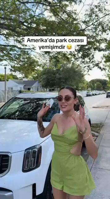 “Amerika’da 56 $ park cezası yiyen Türk kadın” Araba burnunun ters tarafa bakması nedeniyle 50 $ ceza yiyen kadın bu duruma isyan etti