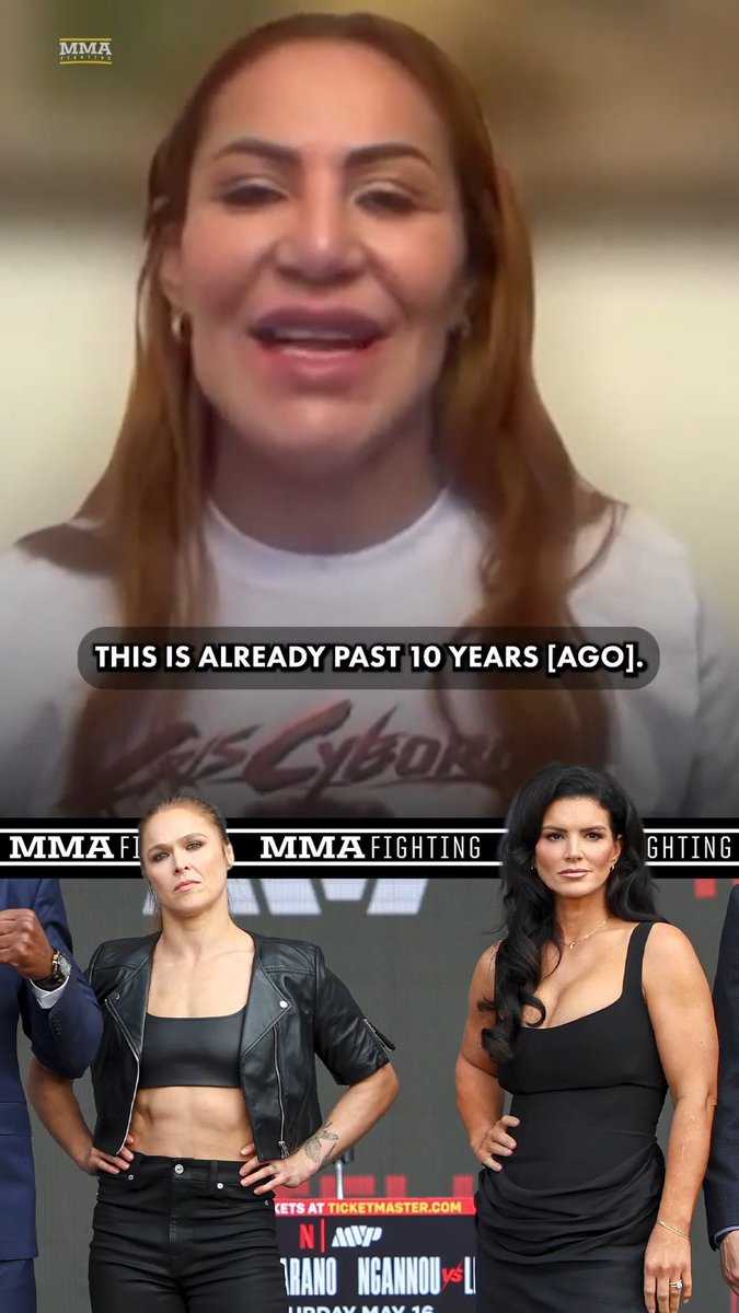 Cris Cyborg can't believe Ronda Rousey still thinks about her 😤 (Via Damon Martin)