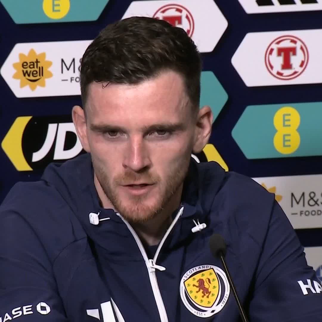 🗣️ "He's in the conversation of best players ever to play for [Liverpool]" Andy Robertson pays tribute to Liverpool teammate Mo Salah after the Egyptian announced he would leave Liverpool at the end of the season.