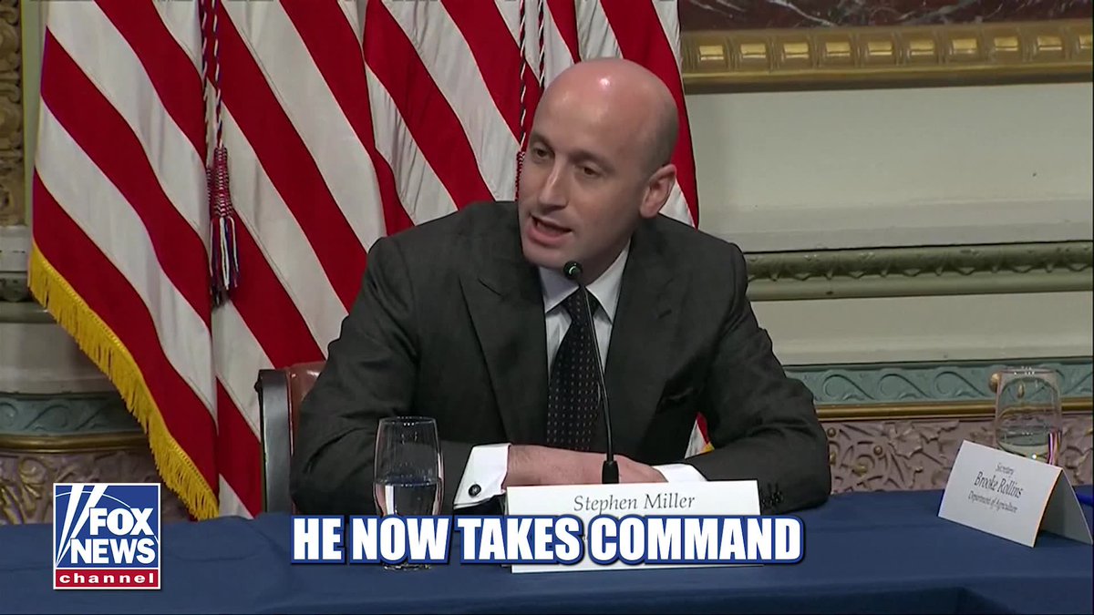 ‘LEGISLATIVE TERRORISM’: Stephen Miller puts Democrats on blast over the DHS shutdown which has led to key national security workers, including members of the Coast Guard and the TSA, to be forced to work without pay for over a month: “They've been treated with nothing but derision, hatred and contempt by congressional Democrats, it is legislative terrorism. It is one of the greatest abominations that has ever occurred in the history of this country.”