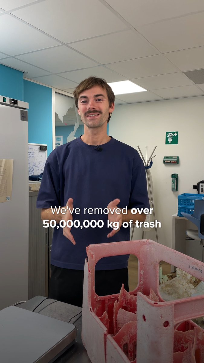 We reached a new milestone: over 50,000,000 kg of trash removed from rivers and oceans worldwide.
