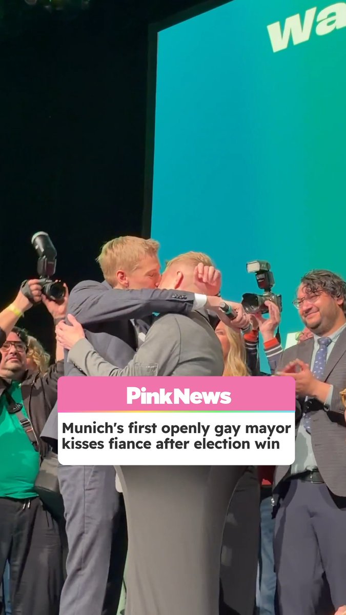 Dominik Krause has been elected mayor of Munich, marking a historic moment as both the first Green Party leader and the city’s first out gay mayor. The 35-year-old secured victory with 56.4% of the vote, defeating former Social Democratic Party mayor Dieter Reiter in the run-off. Krause celebrated the win by kissing his fiancé, Sebastian Müller, after thanking “the love of my life, without whom all of this would not have been possible.” Sharing the moment on Instagram, he wrote: “Munich, you are simply insane! Our town has chosen to break the dawn today. Thank you for this incredible trust. Let’s get it on!” Krause, who has served on the city council since 2014 and became Second Mayor in 2023, is a Green politician, with a focus on climate action, sustainable urban development, digitalisation, and social policy. As mayor, he has pledged to prioritise affordable housing, accelerate transport reform, strengthen climate protections, and champion an open, cosmopolitan Munich. Video: Newsflare