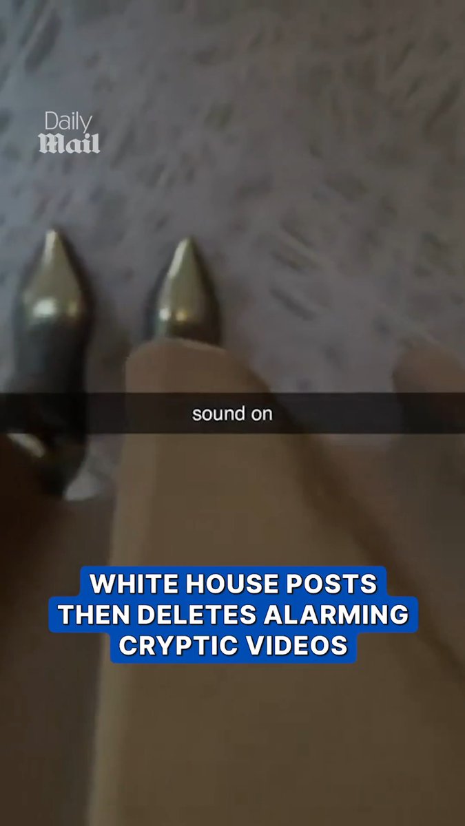 The White House has sparked alarm after posting a series of cryptic videos amid the Iran war.