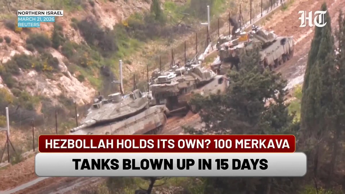 Absolute humiliation for the Israeli military. Reports confirm Hezbollah has destroyed over 100 advanced Merkava tanks in just 15 days. A thousand dollar missile is turning six million dollar armored behemoths into scrap metal. The ground invasion is a total disaster.