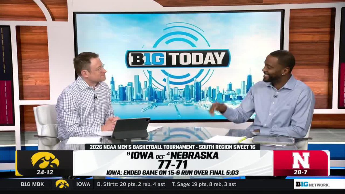 "They wouldn't be in this position if it wasn't for him." Rapheal Davis talks Alvaro Folgueras' NCAA March Madness performance off the bench for Iowa Men’s Basketball 🙌 #B1GToday