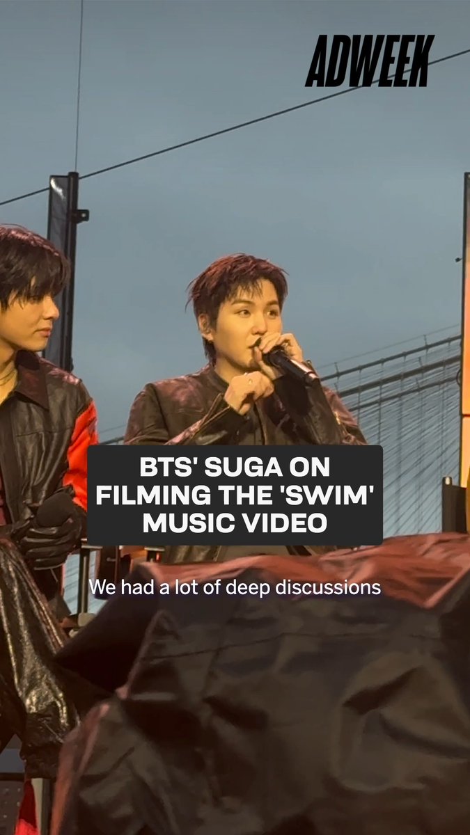 ARMY, what'd you think of the documentary? Seeing the boys record this album was sooooo heartwarming. 🥹 Here's what Yoongi has to say at Spotify's "SWIMSIDE" event on Monday about filming the 'SWIM' music video. BTS_official 방탄소년단