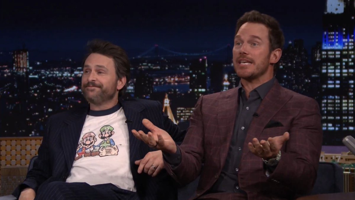.Chris Pratt &amp; Charlie Day did a movie together that Chris was cut from 🤣 #FallonTonight