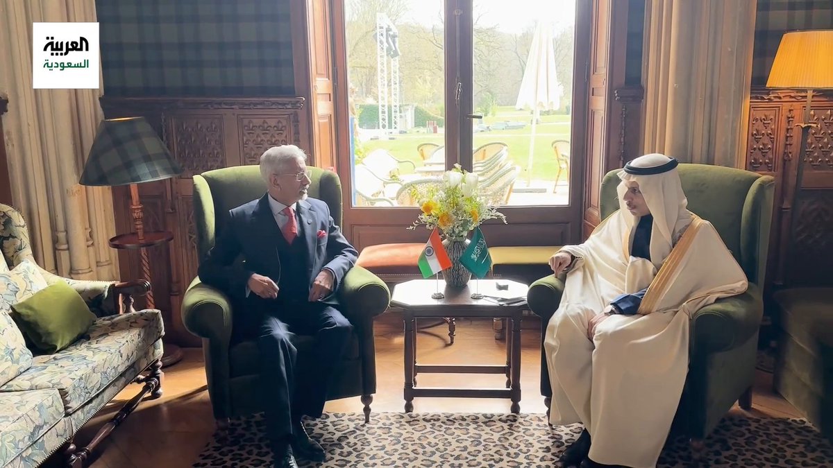 EAM Dr S Jaishankar, Saudi FM meet in France on the sidelines of G7 FMs meet