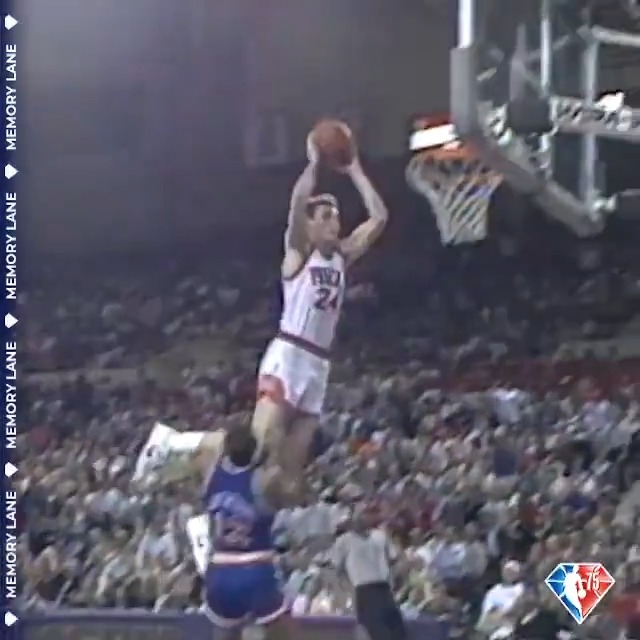 In honor of "White Men Can't Jump" 34th anniversary today, here's a white man who could jump.