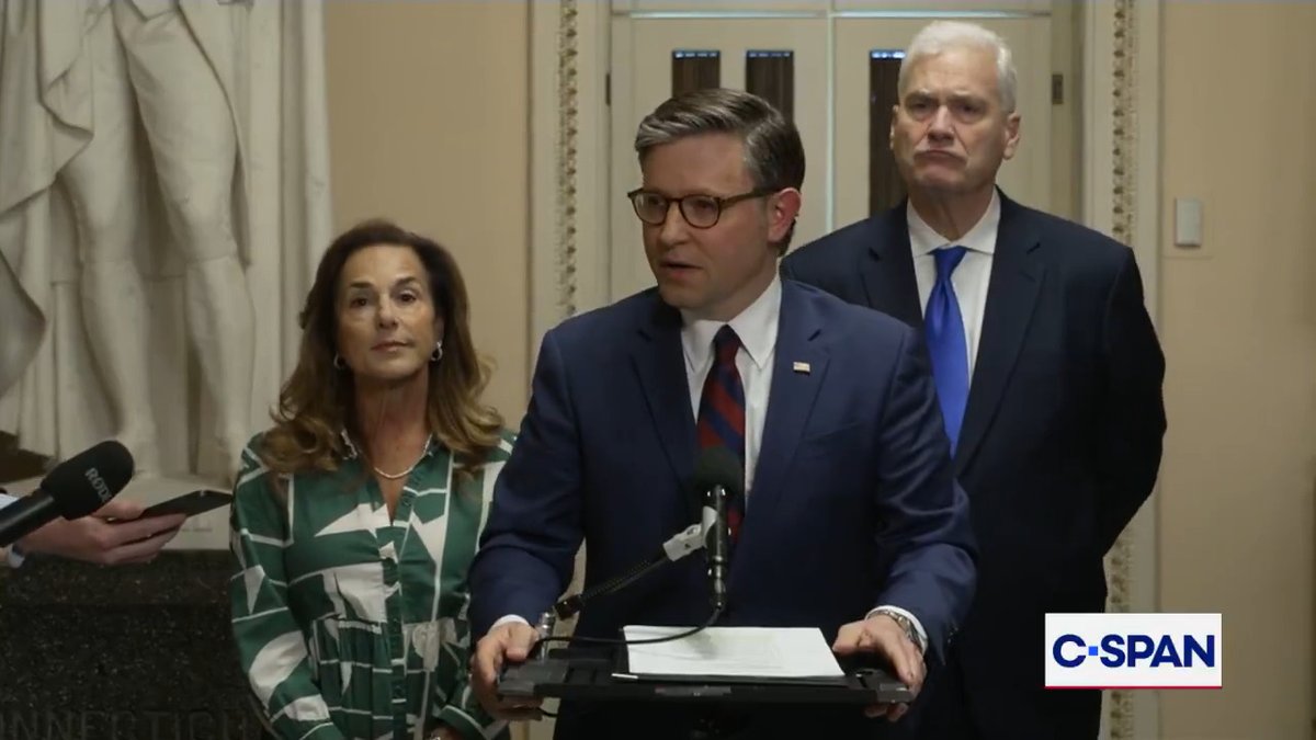 Speaker Johnson: "The Republicans are not going to be any part of any effort to reopen our borders or to stop immigration enforcement...This gambit that was done last night is a joke."