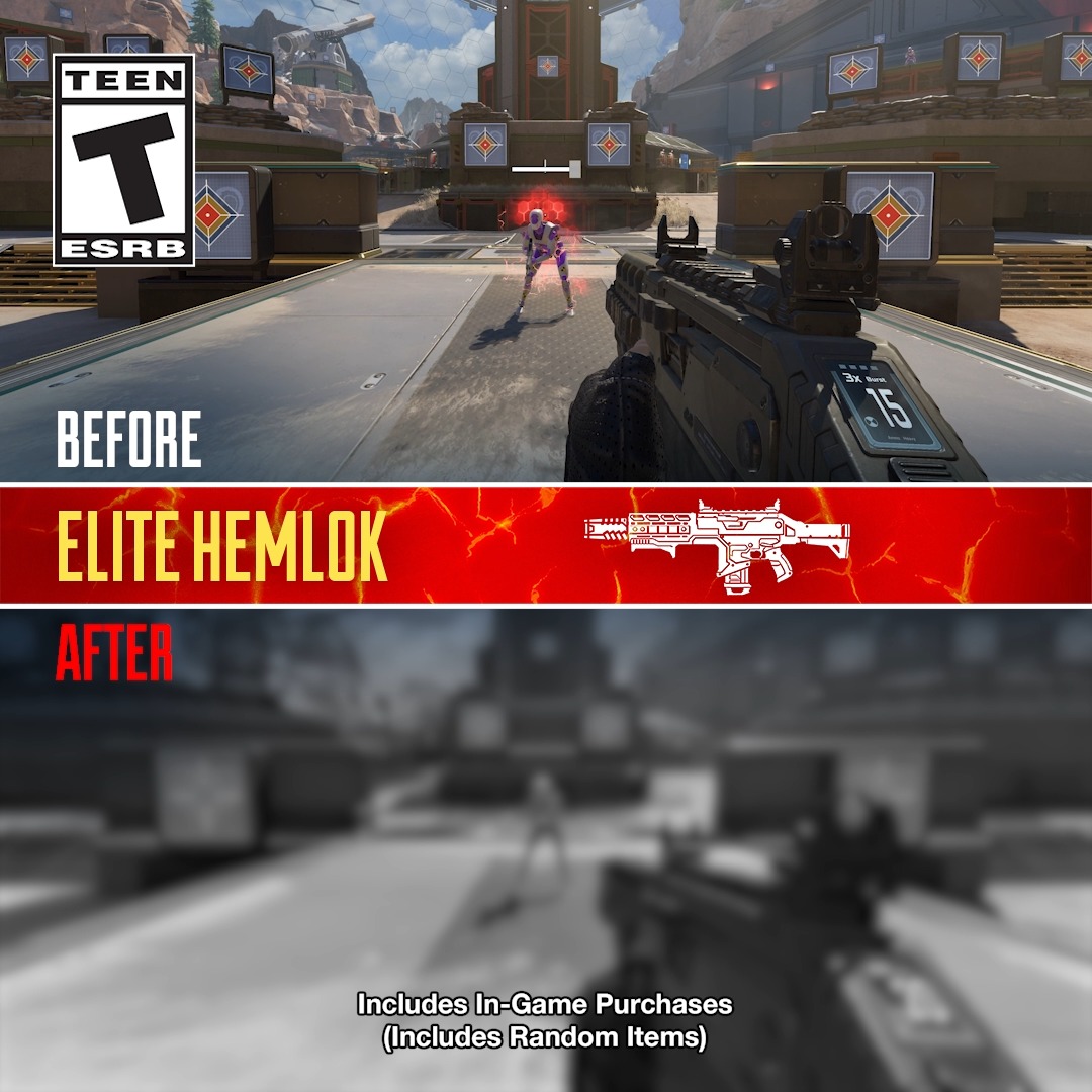 Hemlok, upgraded. Burst → full-auto. Doors → optional.