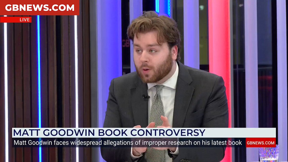 'You've put out an AI slop book full of lies.' 'Can I ask one question?!' andy twelves and Matt Goodwin get heated as they debate statistics and quotes used in Matt's latest book.