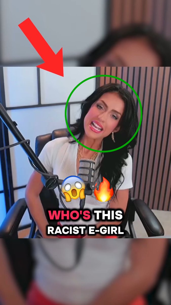 Who is this racist e-girl making fetish content on the fyp? 👀🍌