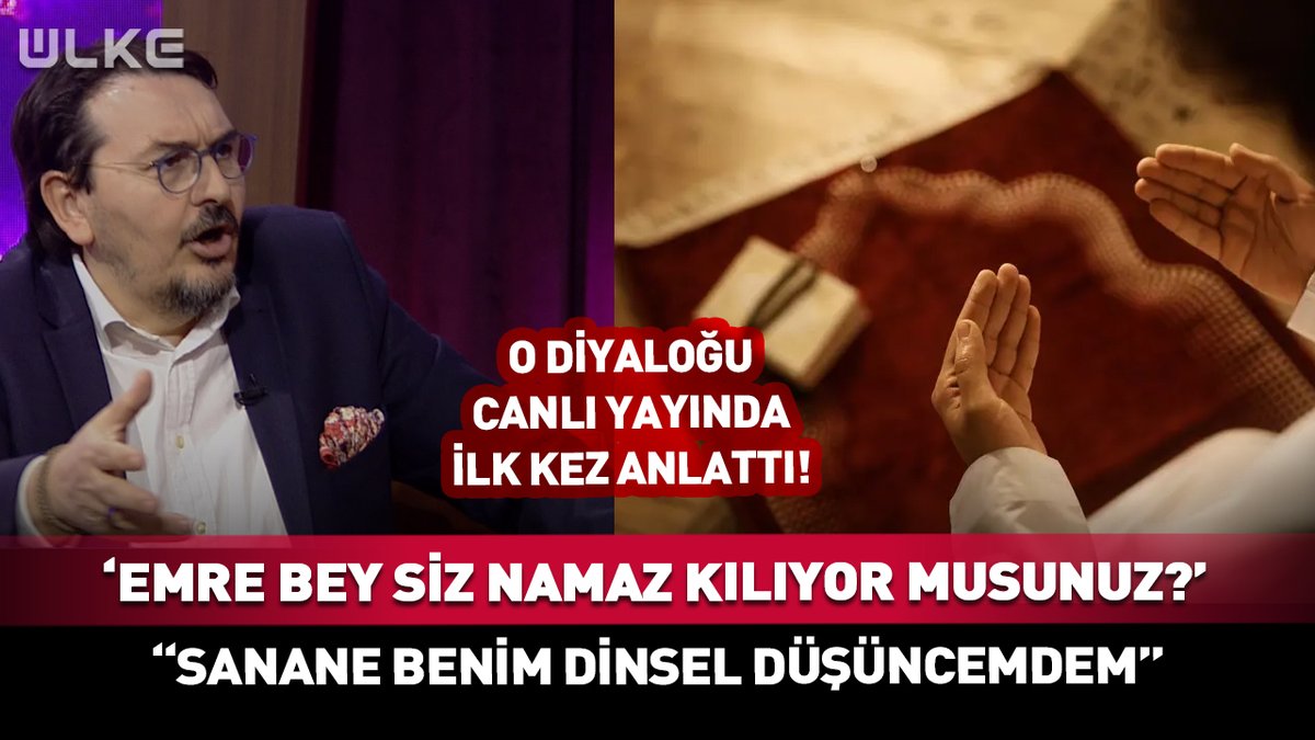 📌 "Emre Bey siz namaz kılıyor musunuz?" 🔴 O diyaloğu canlı yayında ilk kez anlattı!