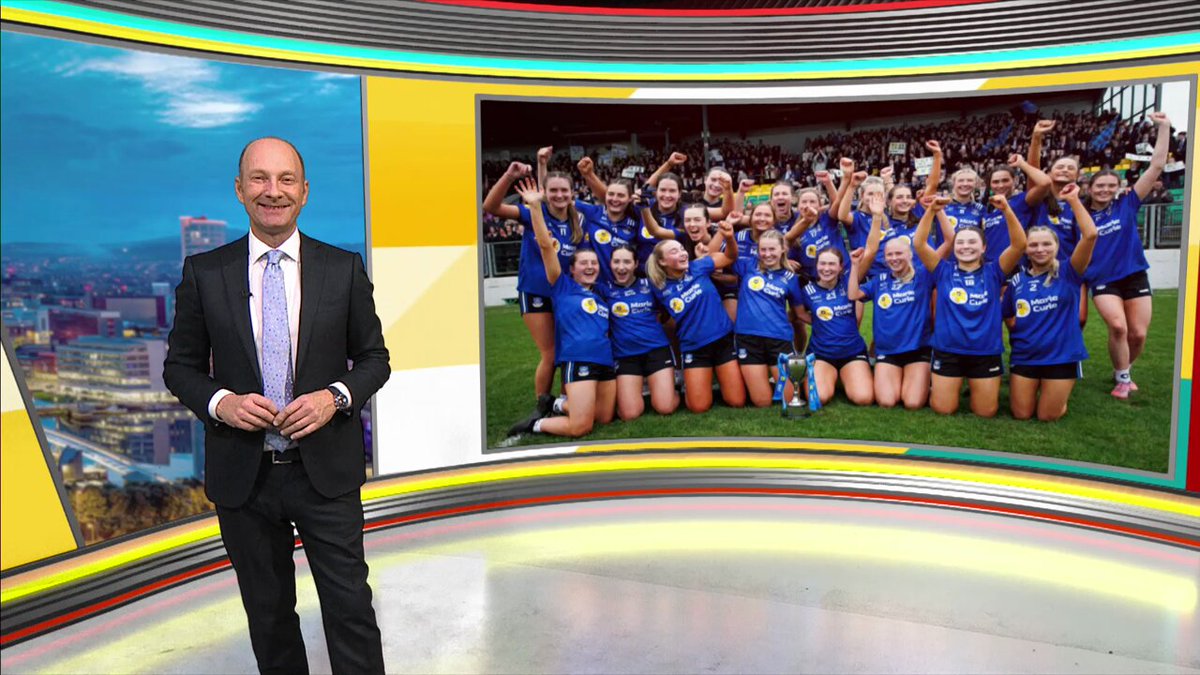 Our Lady and St Patrick's College Knock ladies Gaelic footballers received a rapturous welcome from their school mates when they returned as All-Ireland Senior Post-Primary Schools champions. The girls made history as they became the 13th first-time winners of the title.