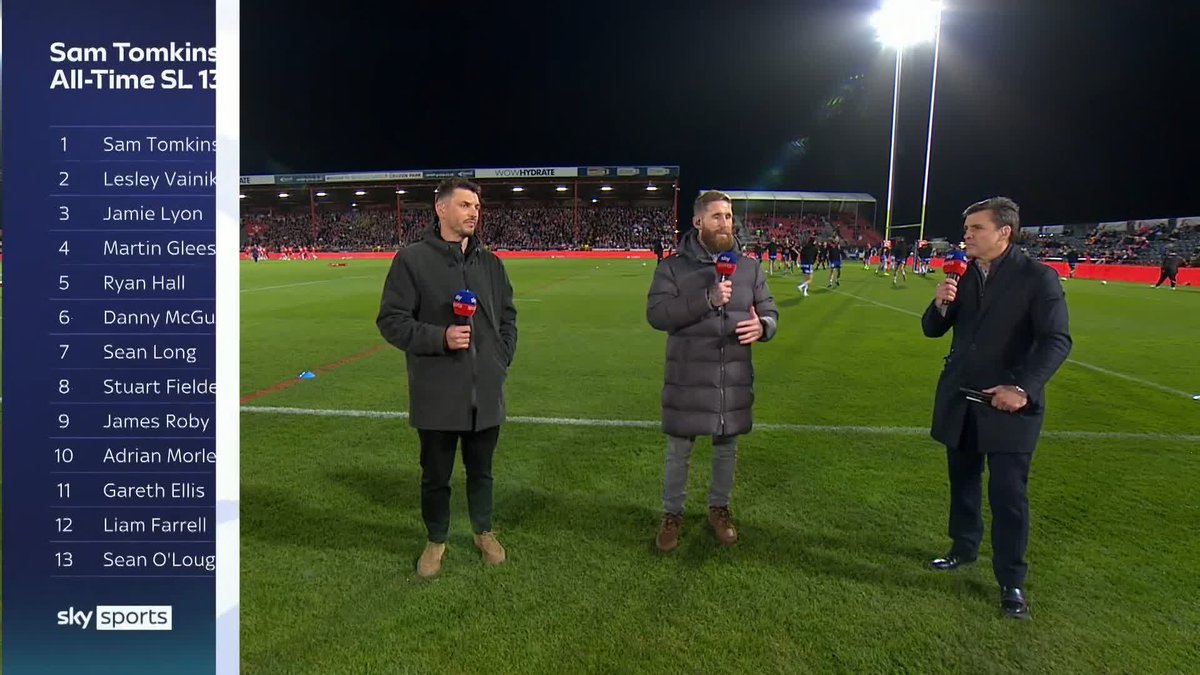 "Did you pick yourself?!" 😂 Not Sam Tomkins' getting stitched up live on air 😅