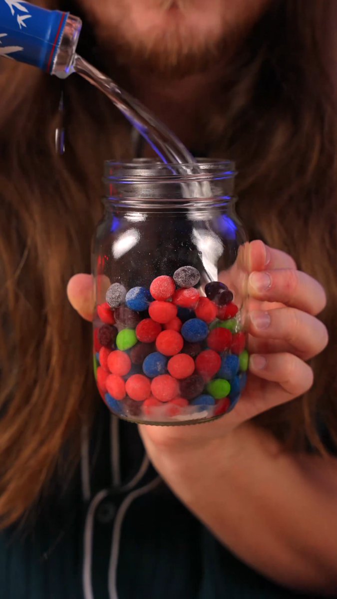 I left Sour Wild Berry Skittles in Vodka for a week