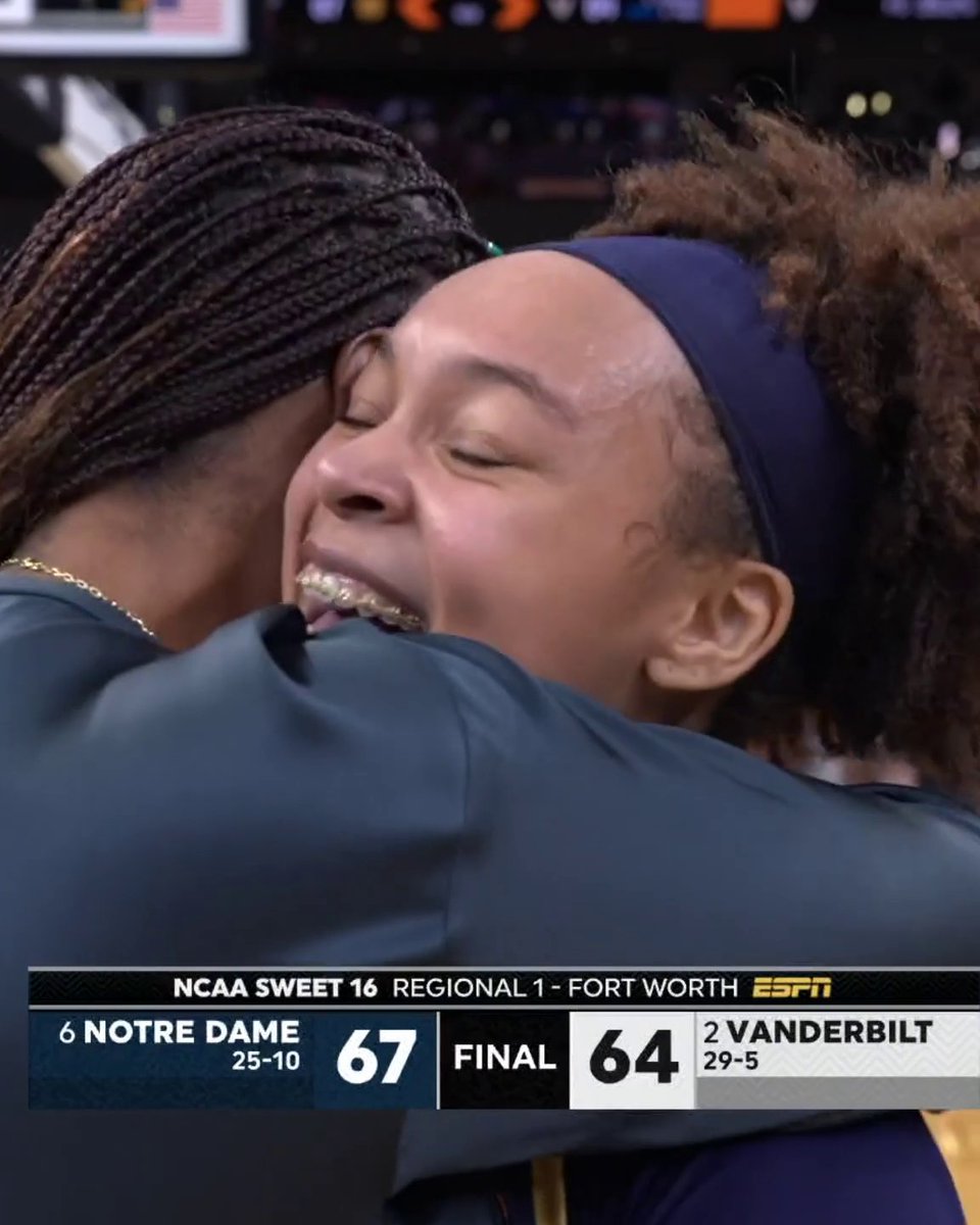 This moment between Hannah Hidalgo and Coach Ivey 🥹 Notre Dame Women's Basketball