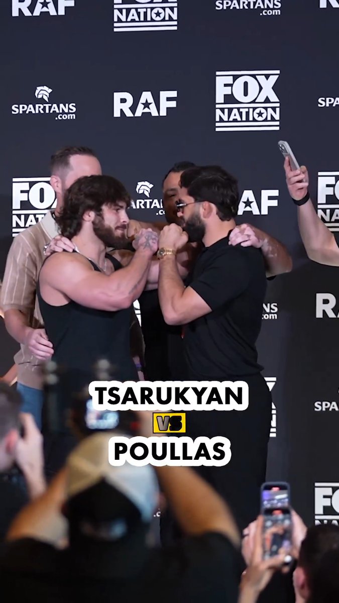 Arman Tsarukyan and Georgio Poullas have an INTENSE faceoff before their rematch at RAF 07 in Tampa