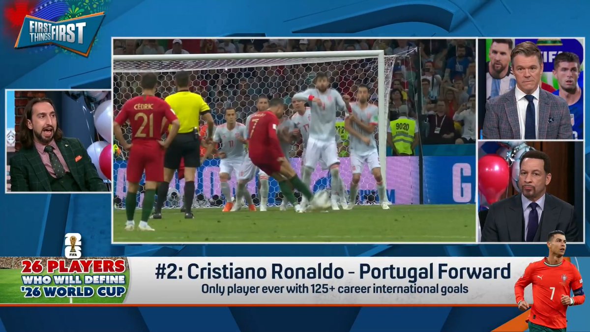 Who takes the top spot on our list of 26 players who will define the ’26 FIFA World Cup? 🏆👀 nick wright | Wildes | Chris Broussard | FOX Soccer